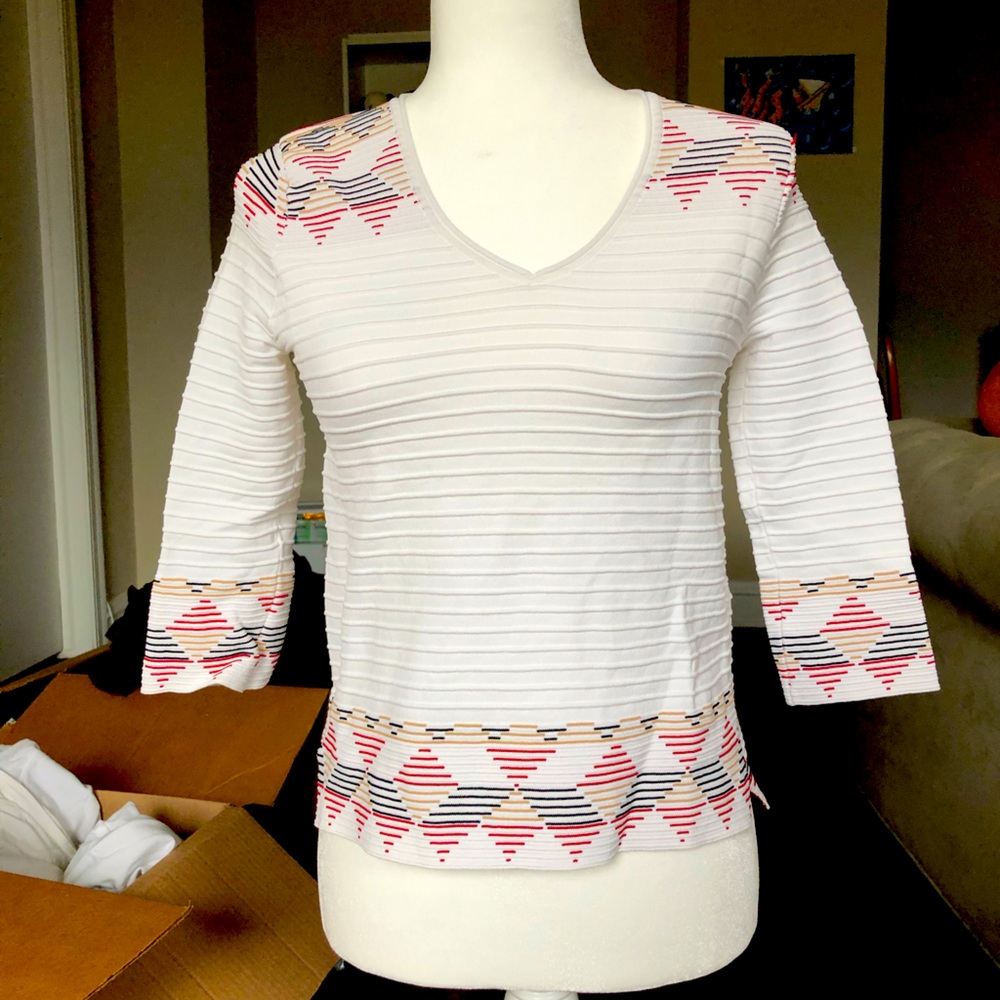 Maje Vneck knitted sweater